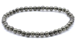 Pulseira Pyrite perles 4mm