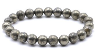 Pulseira Pyrite perles 8mm