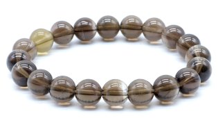 Pulseira Quartzo Fumé perles 10mm