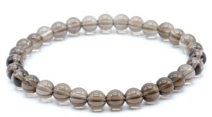 Pulseira Quartzo Fumé perles 6mm