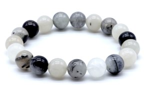 Pulseira Quartzo Turmalina Perles 10mm