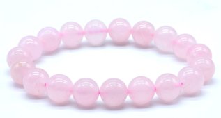 Pulseira Quartzo Rosa Perles 10mm