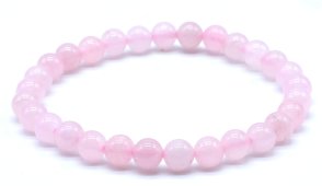 Pulseira Quartzo Rosa Perles 6mm