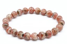 Pulseira Rhodochrosite perles 8mm