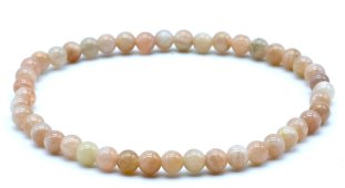 Pulseira Pedra de Sol 'AA' perles 4mm