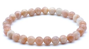 Pulseira Pedra de Sol 'AA' perles 6mm