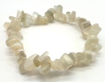 Pulseira Barroca Pedra de Lua Branca