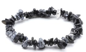 Pulseira Barroca Obsidiana Neige