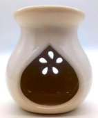 Queimador Óleo Céramique Ajouré Branco 9cm