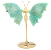 Borboleta Amazonita Extra em Base de 14cm