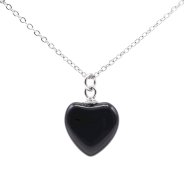 Colar Prata 925 Ónix Coeur