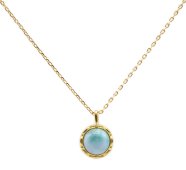 Colar Prata 925 Larimar Ronde