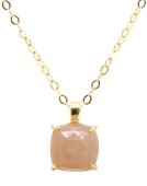 Colar Prata 925 Pedra de Sol Carrée