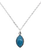 Colar Prata 925 'Larme Argentée' - Apatite