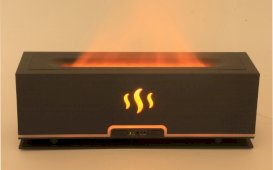 Difusor HE Rectangle Preto Flamme 25cm