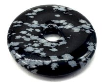 Donut Obsidiana Neige 3cm