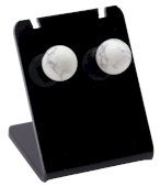 Brincos Perle Howlita 10mm