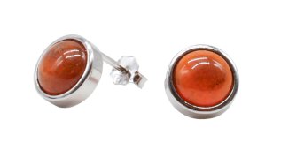 Brincos Prata 925 Granada ronde polie