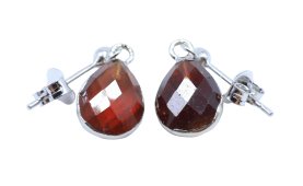 Boucles d'oreilles Prata 925 'Ondée Argentée' - Granada