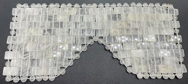 Masque de Méditation Yeux Cristal de Rocha