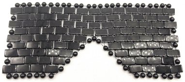 Masque de Méditation Yeux Obsidiana Preta