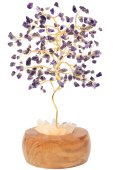 Árvore da Felicidade Luminosa Ametista 25cm