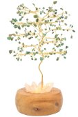 Árvore da Felicidade Luminosa Aventurina Verde 25cm