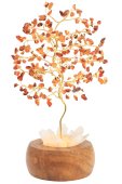 Árvore da Felicidade Luminosa Cornalina 25cm