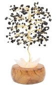 Árvore da Felicidade Luminosa Turmalina Negra 25cm