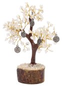 Árvore da Felicidade Cristal de Rocha + Bússola Sagrada 160 peças