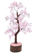 Árvore da Felicidade Quartzo Rosa + Coração 300 peças