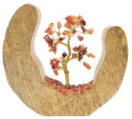 Árvore da Felicidade Design Madeira Cornalina 17cm