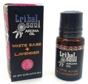 Óleo Tribal Soul Sálvia Branca & Lavanda 10mL - 12pcs
