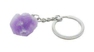 Porta-Chaves Ametista bruta 3cm