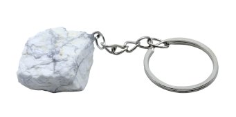 Porta-Chaves Howlita bruta 3cm