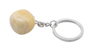 Porta-Chaves Calcita Orange rolada 3cm