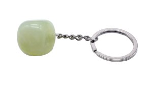 Porta-Chaves Jade Verde rolada 3cm