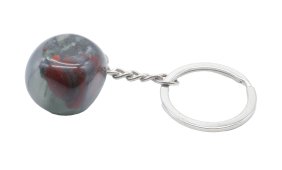Porta-Chaves Jaspe Héliotrope Africaine rolada 3cm