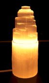 Lâmpada Selenite Montagne 20cm