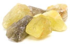 Quartzo Citrin 'A' brut 1Kg