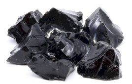 Obsidiana Preta 'A' bruta 1Kg