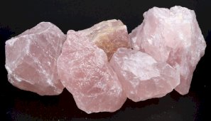 Quartzo Rosa 'A' brut 1Kg