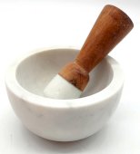 Almofariz Marbre Branco 11cm