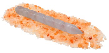 Ponta de Massage Selenite Torsadée 15cm