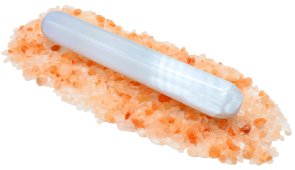 Cylindre de Massage Selenite 15cm