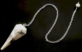 Pêndulo conique Howlita 3.5cm