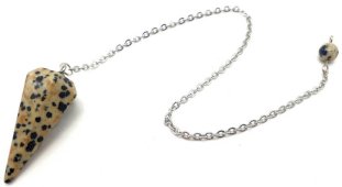 Pêndulo conique Jaspe Dalmatien 3.5cm