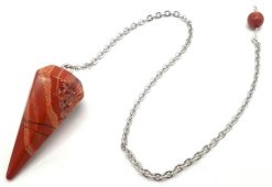 Pêndulo conique Jaspe Vermelho 3.5cm