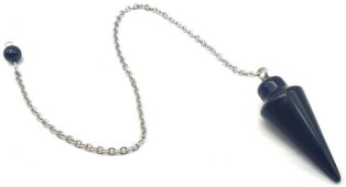 Pêndulo Goutte Obsidiana Preta 3cm