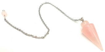 Pêndulo Goutte Quartzo Rosa 3cm